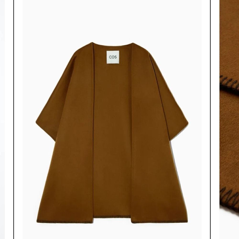 COS Contrast-Stitch Cape - Picture 7 of 8
